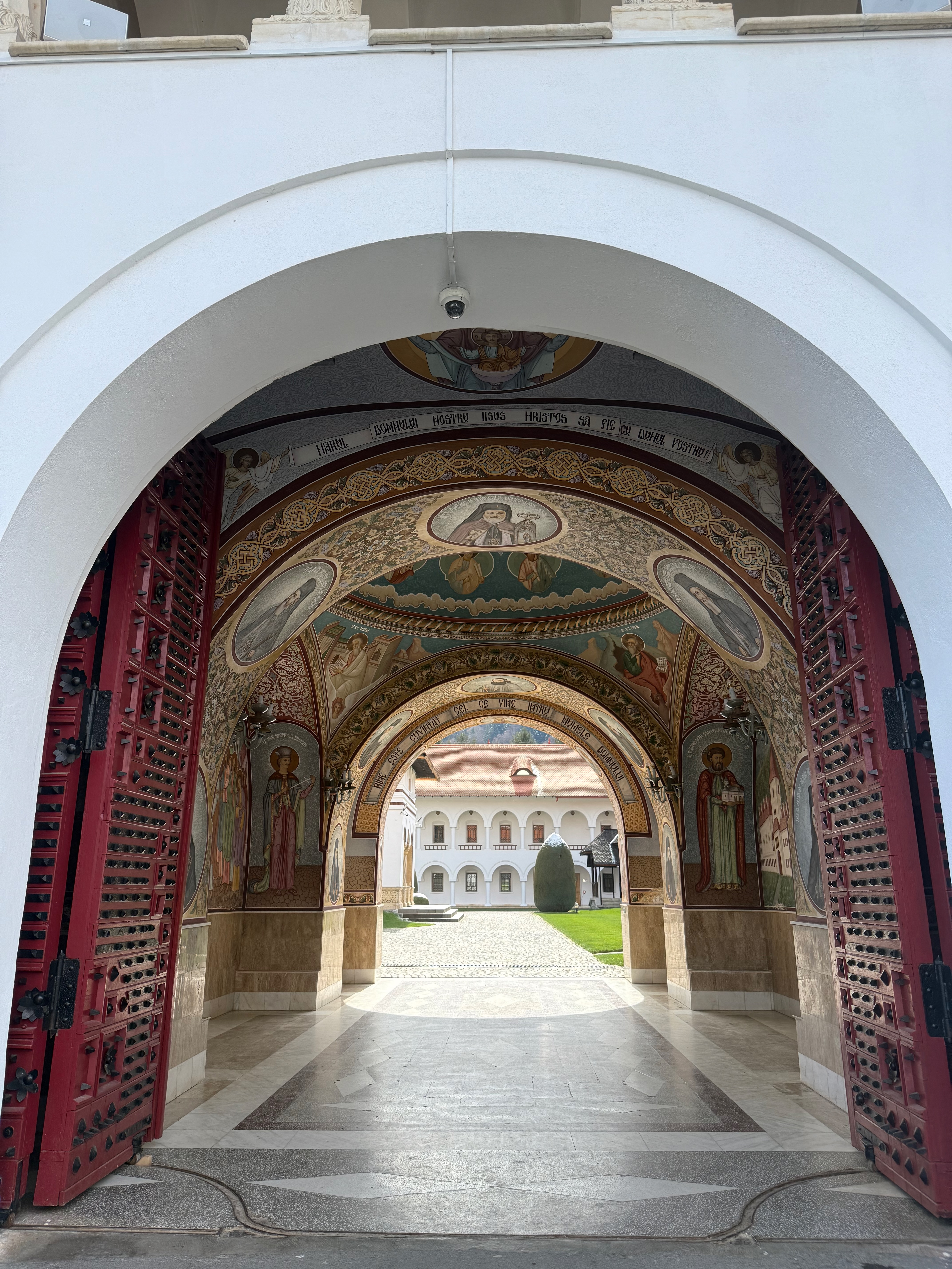 Entrance gate of a Carpathian monastery