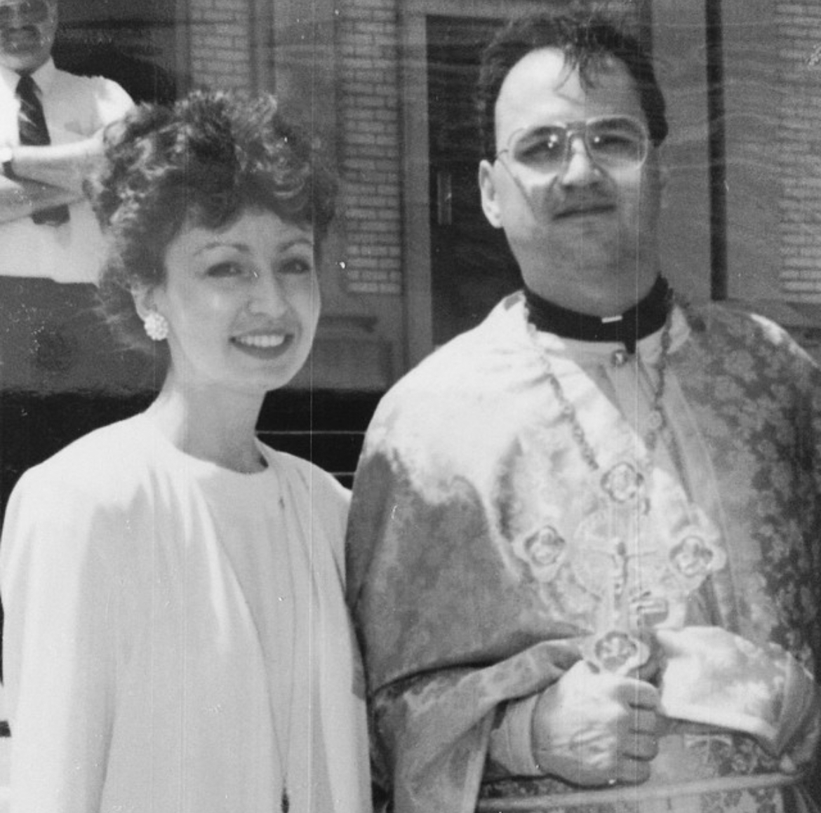 Sophia's parents — pianist and Orthodox priest