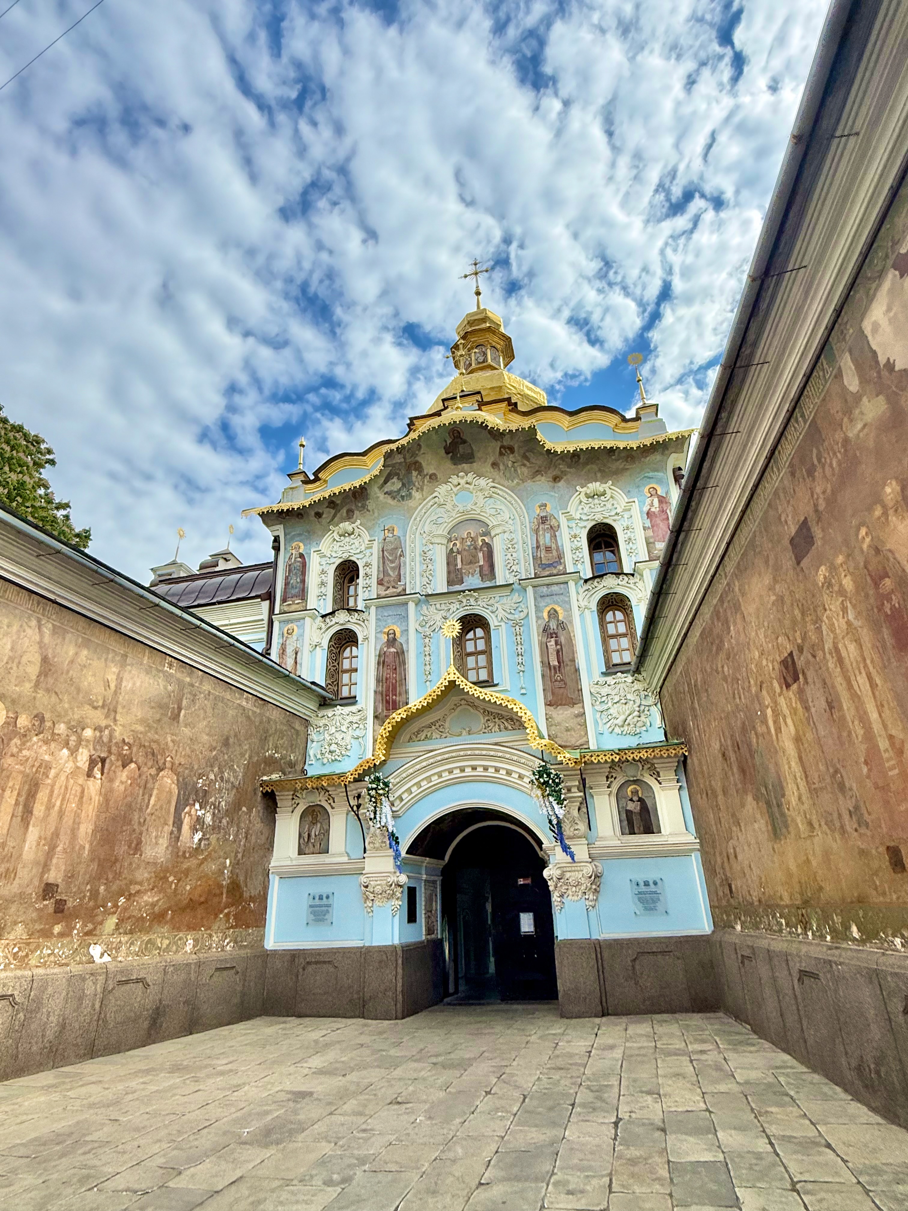 Interior of a Carpathian monastery