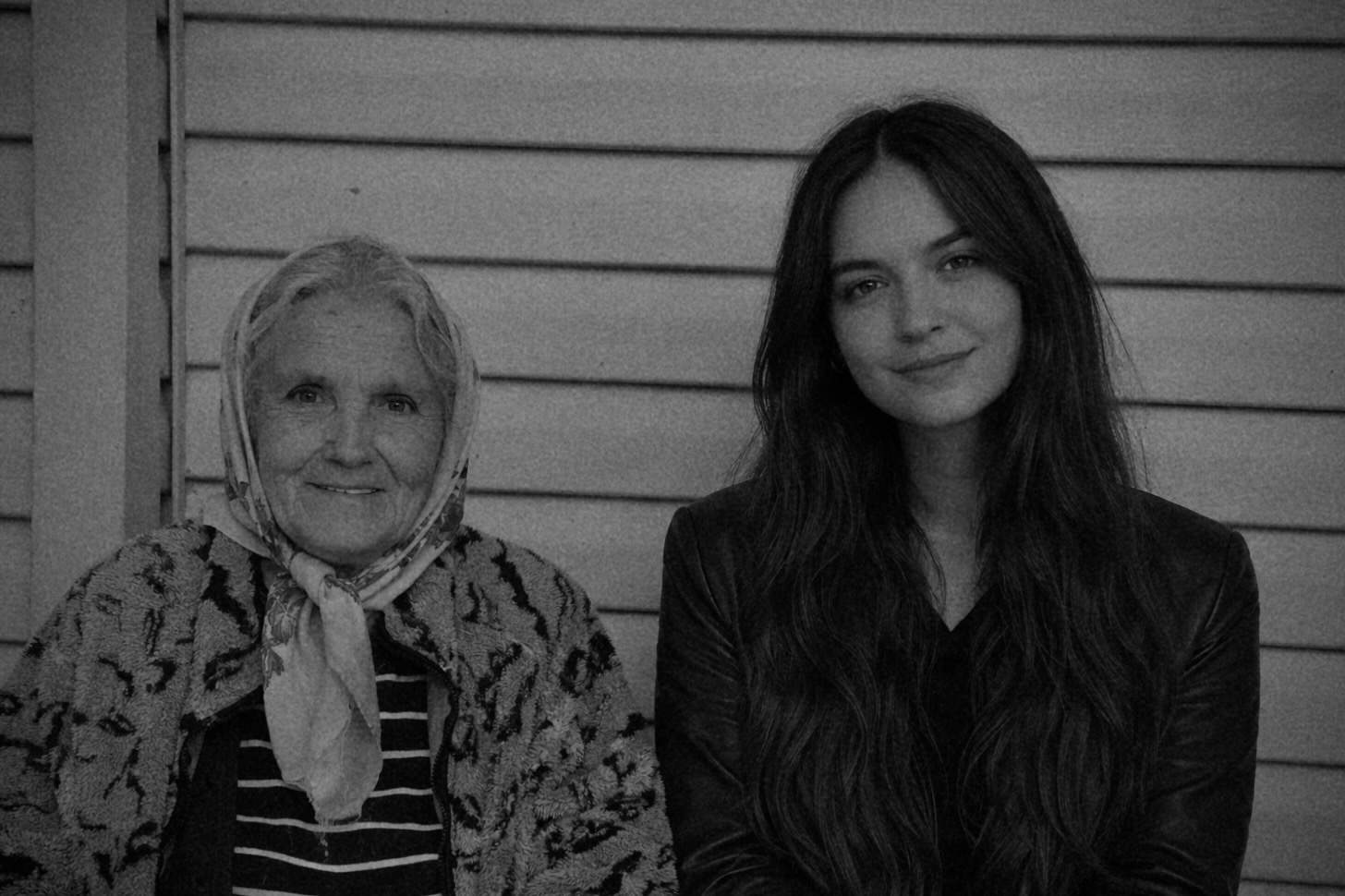 Sophia with her grandmother