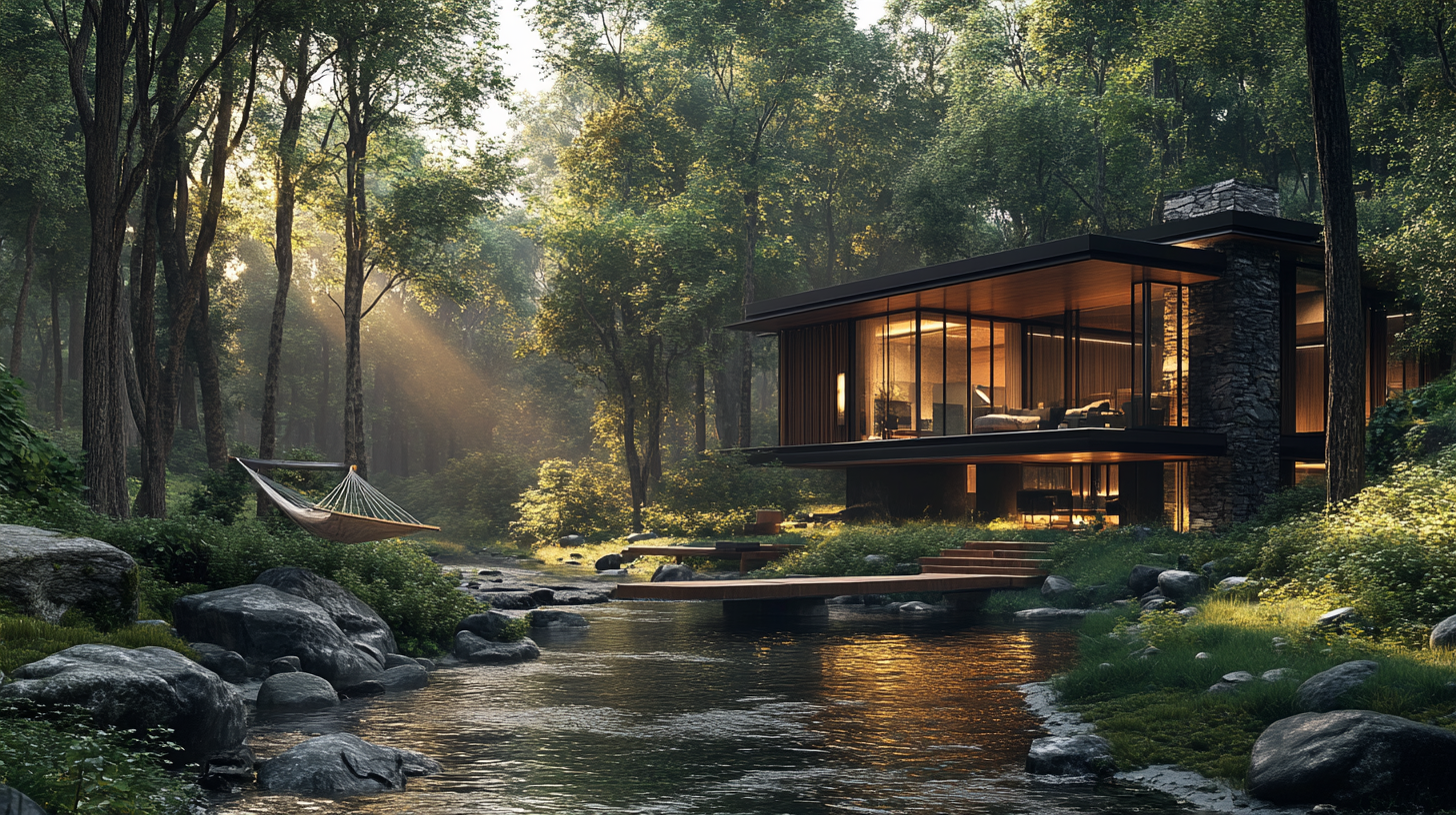 Hammock by the creek